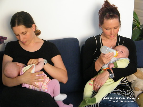 Tom, Lucie et leurs mamans